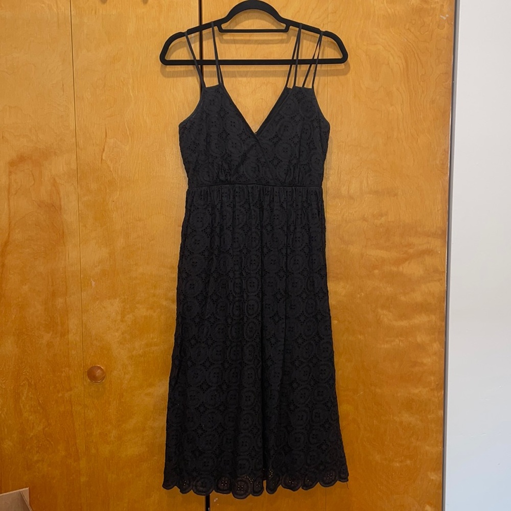 JCrew Eyelet Midi Dress
